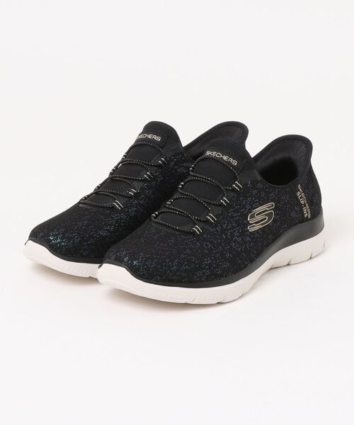 SKECHERS(スケッチャーズ)の「《SKECHERS》SUMMITS-LUNAR GLOW(スニーカー・レディース・ホワイト系その他/ピンク系その他/ブラック×ゴールド・23.5cm/24.5cm/23.0cm/24.0cm/25.0cm)」の2枚目の写真