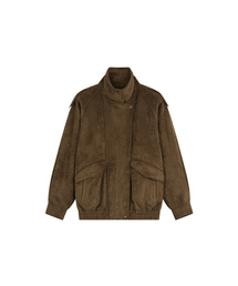 SIOT4209 エディット スエード ジャケット_Khaki brown