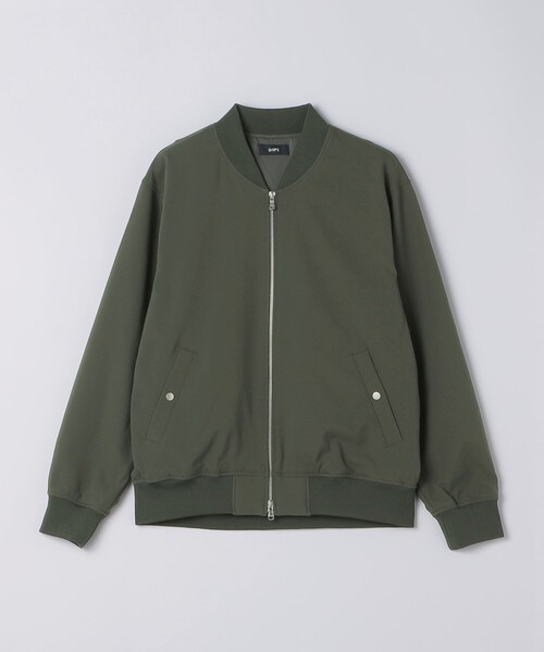 SHIPS(シップス)の「ストレッチ ミリタリー ブルゾン(ブルゾン・メンズ・ネイビー/ブラック/ダークグレー・MEDIUM/LARGE/SMALL/X-LARGE)」の1枚目の写真