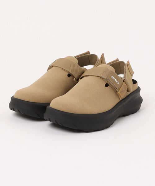 SHAKA(シャカ)の「【SHAKA】シャカ SNUG CLOG GES(スナッグ クロッグ GES)SK-373(サンダル・レディース・ダークブラウン/ブラック/ベージュ・7/6/5)」の3枚目の写真