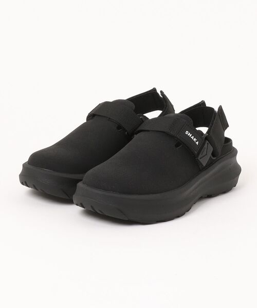 SHAKA(シャカ)の「【SHAKA】シャカ SNUG CLOG GES(スナッグ クロッグ GES)SK-373(サンダル・レディース・ダークブラウン/ブラック/ベージュ・7/6/5)」の1枚目の写真
