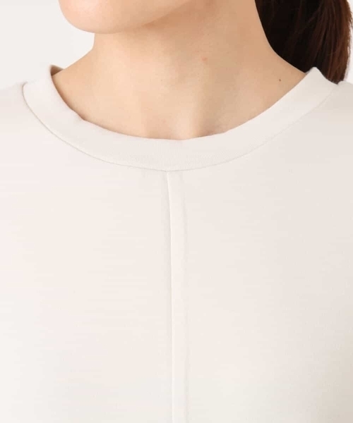 MK MICHEL KLEIN（エムケーミッシェルクラン）の「[洗える]レースヘムダンボールカットソー（Tシャツ/カットソー・レディース・ワイン/ライトグレー/ブラウン・38）」の22枚目の写真