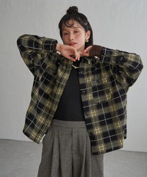 モールチェックCPOシャツ