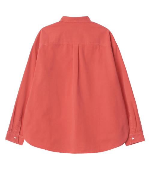 NIGHTWORKDEPT(ナイトワークデプト)の「Garment-Dyed Utility Shirt_3 Colors(シャツ/ブラウス・レディース・スカイブルー/オレンジ/Beige・SMALL)」の7枚目の写真