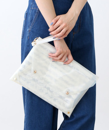 interstaple | ﾋﾞﾆｰﾙ＆ﾎﾞｰﾀﾞｰｸﾗｯﾁ(クラッチバッグ)