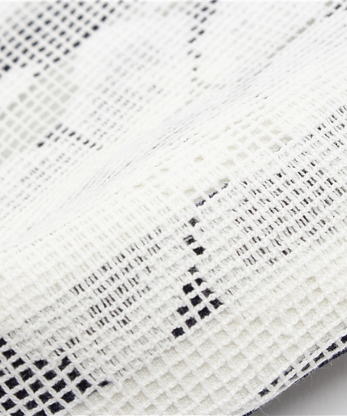 interstaple（インターステイプル）の「ビニール＆ボーダークラッチ（クラッチバッグ・レディース・ブラック/アイボリー・FREE）」の11枚目の写真