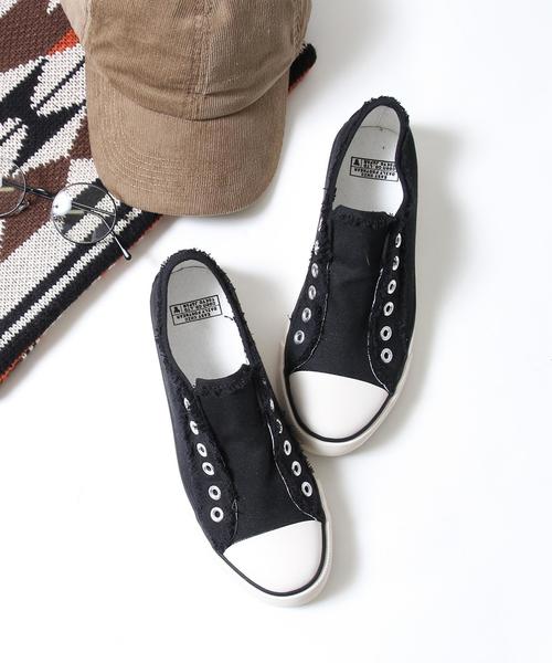 coen（コーエン）の「レギュラーキャンバススリッポン（スリッポン・レディース・ベージュ/ブラック/ライトグレー/ブラウン・SMALL/MEDIUM/LARGE）」の2枚目の写真