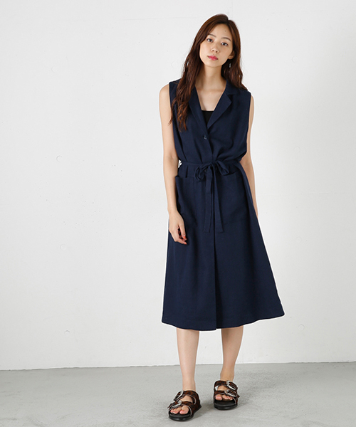 MOUSSY（マウジー）の「MILITARY SH DRESS（ワンピース・レディース・ボルドー/ネイビー/カーキ・FREE）」の3枚目の写真