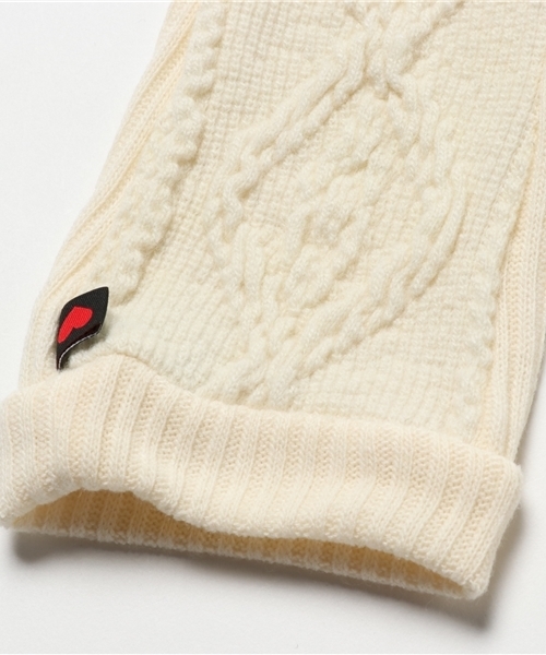 CHUBBYGANG（チャビーギャング）の「ケーブルジャガードアームウォーマー（その他小物・キッズ・キナリ/チャコール・LARGE/MEDIUM）」の5枚目の写真