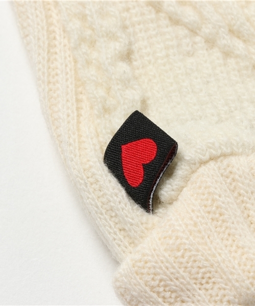 CHUBBYGANG（チャビーギャング）の「ケーブルジャガードアームウォーマー（その他小物・キッズ・キナリ/チャコール・LARGE/MEDIUM）」の6枚目の写真