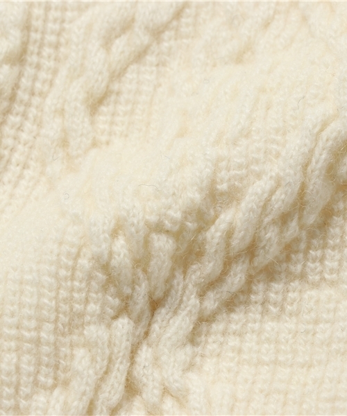 CHUBBYGANG（チャビーギャング）の「ケーブルジャガードアームウォーマー（その他小物・キッズ・キナリ/チャコール・LARGE/MEDIUM）」の8枚目の写真