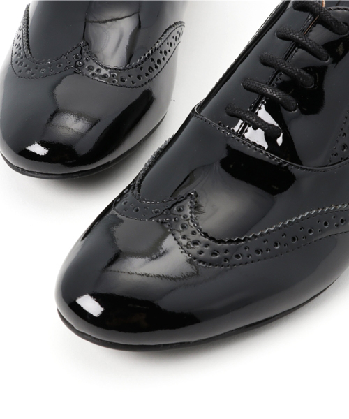 DOUBLE STANDARD CLOTHING(ダブルスタンダードクロージング)の「エナメルレースアップシューズ (With12月号掲載) (HERS1月号掲載)(GINGER9号掲載)(その他シューズ・レディース・ブラック・37.5/36.5/35.5)」の6枚目の写真