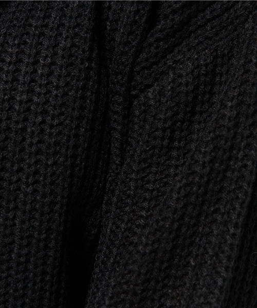 Pierrot（ピエロ）の「タートルネック 畦ニットワンピース（ワンピース・レディース・杢グレー/チャコール/ブラック/ブラウン/アイボリー/モカ・M/L）」の17枚目の写真