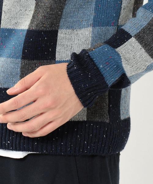 coen(コーエン)の「クレイジーネップクルーネックニット(ニット/セーター・メンズ・ケリー/コバルトブルー・LARGE/SMALL/X-LARGE/MEDIUM)」の13枚目の写真