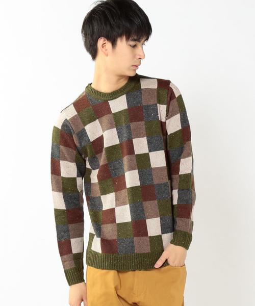 coen(コーエン)の「クレイジーネップクルーネックニット(ニット/セーター・メンズ・ケリー/コバルトブルー・LARGE/SMALL/X-LARGE/MEDIUM)」の8枚目の写真