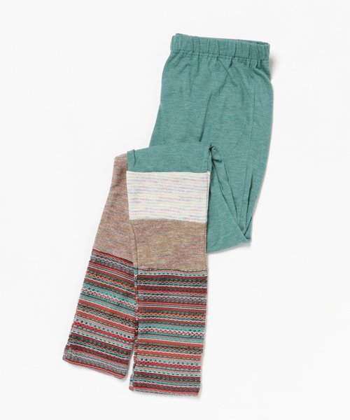 チャイハネ（チャイハネ）の「【チャイハネ】パッチワークレギンス（レギンス/スパッツ・レディース・ネイビー/ブラック/グリーン・FREE）」の14枚目の写真