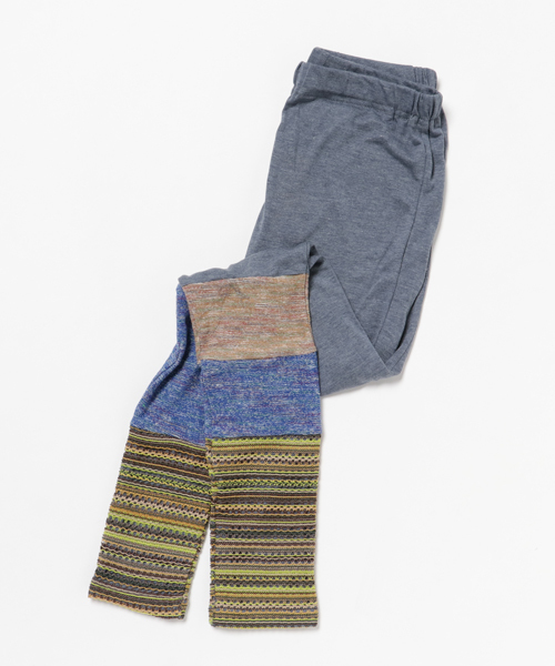 チャイハネ（チャイハネ）の「【チャイハネ】パッチワークレギンス（レギンス/スパッツ・レディース・ネイビー/ブラック/グリーン・FREE）」の9枚目の写真