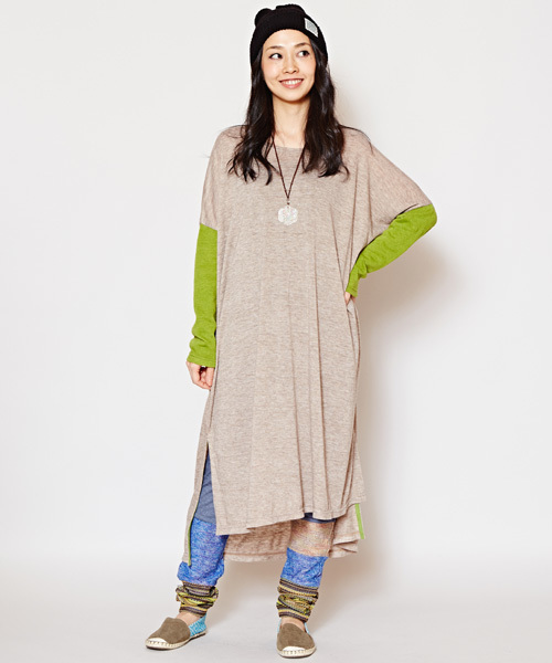 チャイハネ（チャイハネ）の「【チャイハネ】パッチワークレギンス（レギンス/スパッツ・レディース・ネイビー/ブラック/グリーン・FREE）」の11枚目の写真