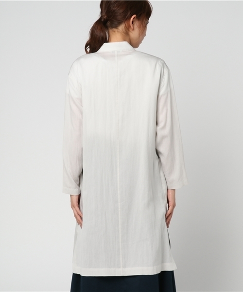 un dix cors（アンディコール）の「テンセルシャツジャケット（その他アウター・レディース・ネイビー/ライトグレー・ﾌﾘ-）」の10枚目の写真