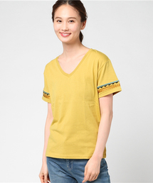 VENCEEXCHANGE | 袖オルテガ刺繍Tシャツ             (Tシャツ/カットソー)