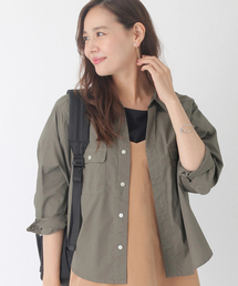 earth music&ecology | 抜け衿カジュアルシャツ(シャツ/ブラウス)