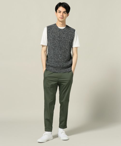 EDIFICE（エディフィス）の「◇コットンスラブ ラーベンニットベスト（ベスト・メンズ・ホワイト/ブラック/ネイビー/オレンジ・SMALL/MEDIUM/LARGE）」の9枚目の写真