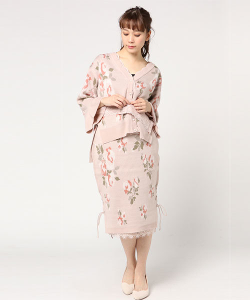 アクシーズファム　ワンピーストップスセット 楽天市場】【SALE／40%OFF】axes femme kids W編み上げニット