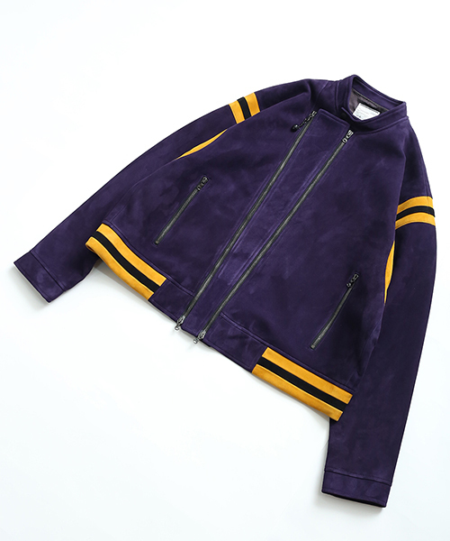 セール】SHEEP LEATHER DOUBLE-ZIP BLOUSON（ブルゾン
