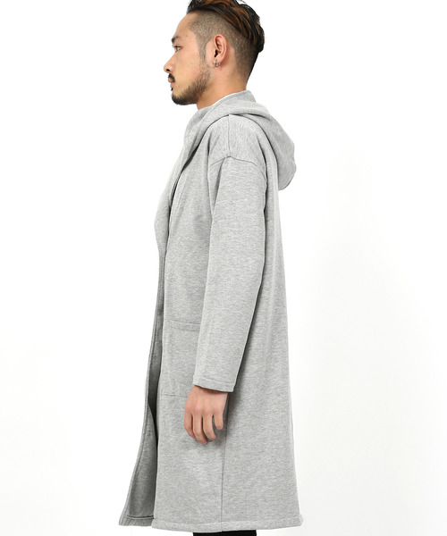 Rocky Monroe(ロッキーモンロー)の「裏地付きロングカーディガン(その他アウター・メンズ・ブラック/チャコール/グレー・L/M/XL)」の19枚目の写真