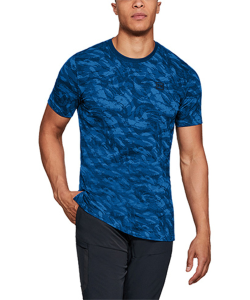 UNDER ARMOUR(アンダーアーマー)の「メンズ ライフスタイル半袖Tシャツ / スポーツスタイルショートスリーブ(Tシャツ/カットソー・メンズ・ブラック/モスグリーン/ホワイト/ブルー・XXL/L/XL/M/S)」の4枚目の写真