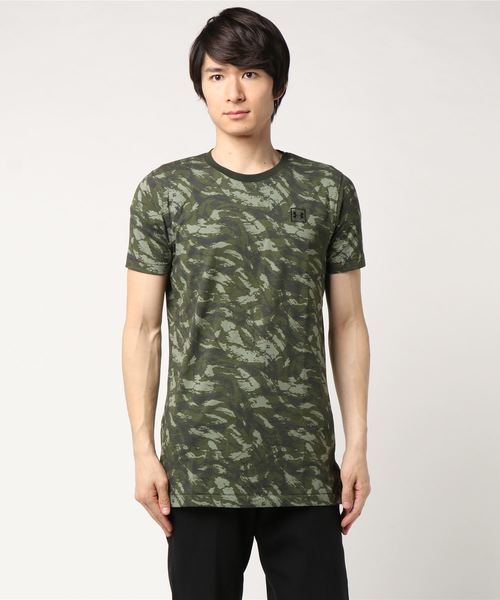 UNDER ARMOUR(アンダーアーマー)の「メンズ ライフスタイル半袖Tシャツ / スポーツスタイルショートスリーブ(Tシャツ/カットソー・メンズ・ブラック/モスグリーン/ホワイト/ブルー・XXL/L/XL/M/S)」の7枚目の写真