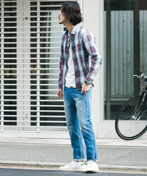 URBAN RESEARCH Sonny Label（アーバンリサーチサニーレーベル）の「インディゴチェックシャツ（シャツ/ブラウス・メンズ・その他1/その他2・LARGE/MEDIUM）」の4枚目の写真