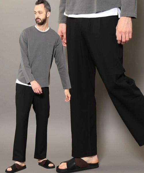 BEAUTY&YOUTH UNITED ARROWS(ビューティーアンドユースユナイテッドアローズ)の「BY TR ヘリンボーン 1P トラウザーズ パンツ(その他パンツ・メンズ・ブラック/グレー・MEDIUM/X-LARGE/LARGE/SMALL)」の2枚目の写真