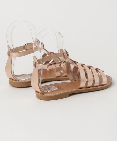 Khaju（カージュ）の「【WEB限定】MEANDROS:ストラップサンダル（サンダル・レディース・ブラック/ゴールド・50/40/30）」の3枚目の写真