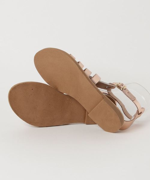 Khaju（カージュ）の「【WEB限定】MEANDROS:ストラップサンダル（サンダル・レディース・ブラック/ゴールド・50/40/30）」の4枚目の写真