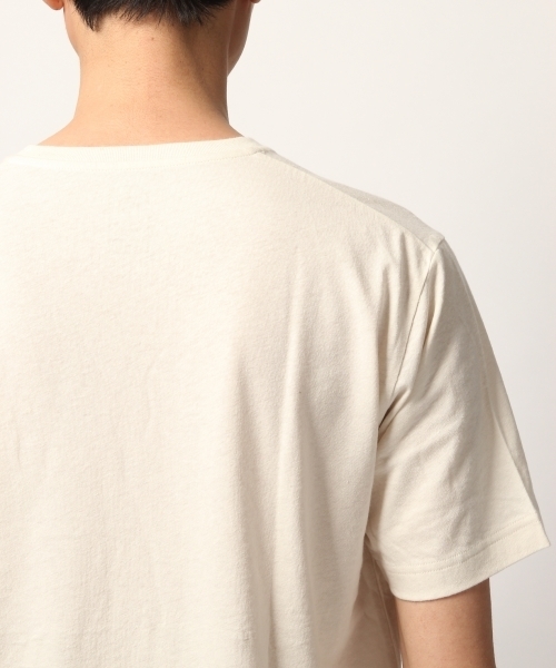 GLOBAL WORK(グローバルワーク)の「リネンコンVネックTEE/791021(Tシャツ/カットソー・メンズ・ブルー/ネイビー/イエロー/チャコールグレー/ホワイト/カーキ・MEDIUM/X-LARGE/SMALL/LARGE)」の14枚目の写真