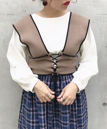 archives | 配色ビスチェ×インナーSET(ニット/セーター)