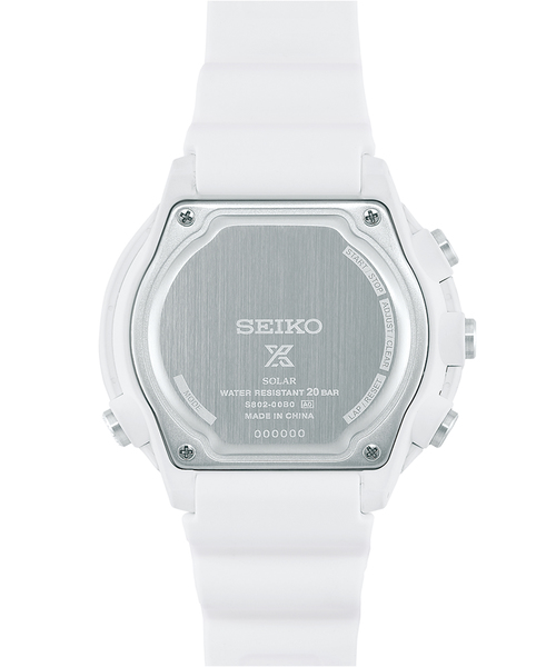 SEIKO(セイコー)の「SEIKO Prospex Fieldmaster Produced by LOWERCASE ソーラーデジタルモデル SBEP011(アナログ腕時計・ホワイト・FREE)」の3枚目の写真
