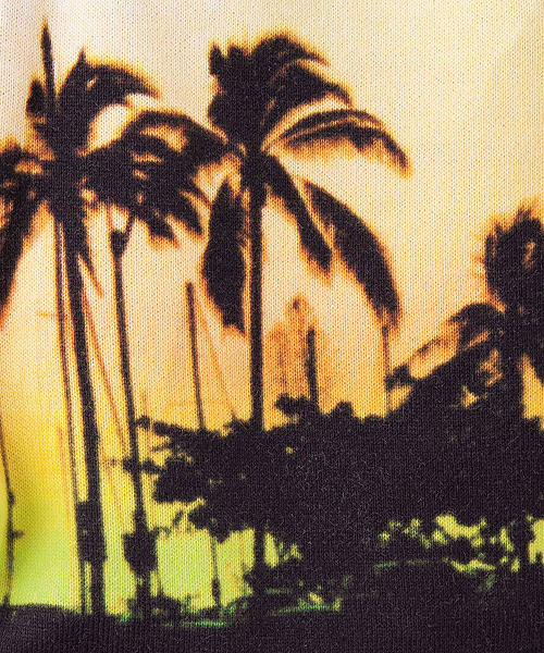 X-girl Stages(エックスガールステージス)の「“PALM TREE” SWEAT HALF PANT (4T~7T)(その他パンツ・キッズ・グリーン/ピンク・4T/5T/6T/7T)」の5枚目の写真