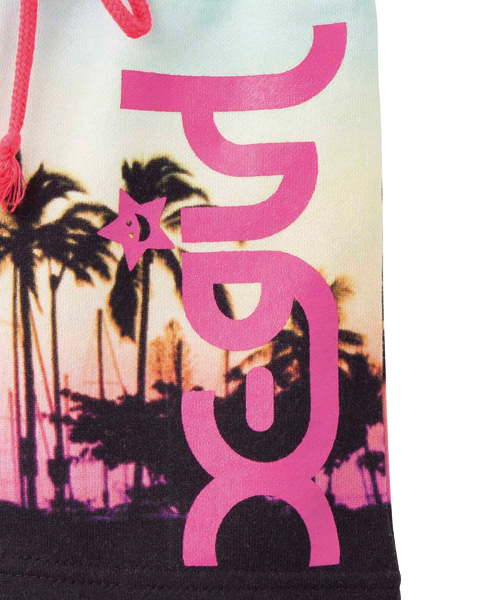 X-girl Stages(エックスガールステージス)の「“PALM TREE” SWEAT HALF PANT (4T~7T)(その他パンツ・キッズ・グリーン/ピンク・4T/5T/6T/7T)」の8枚目の写真