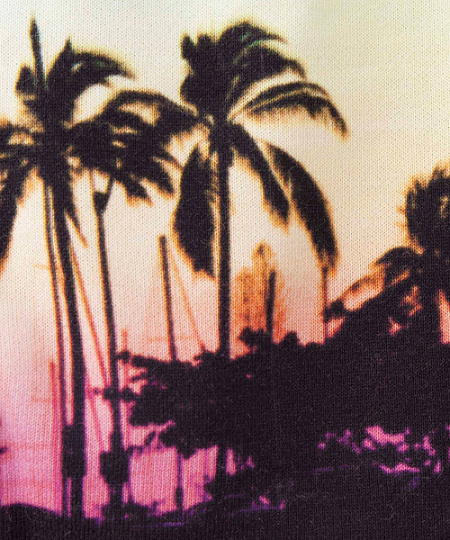 X-girl Stages(エックスガールステージス)の「“PALM TREE” SWEAT HALF PANT (4T~7T)(その他パンツ・キッズ・グリーン/ピンク・4T/5T/6T/7T)」の9枚目の写真