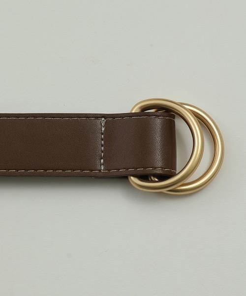 TODAYFUL（トゥデイフル）の「エコレザーロングベルト（ベルト・レディース・ブラック/ブラウン・FREE）」の7枚目の写真