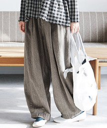 Sunny clouds | サニークラウズ　ヘリンボーンのブカブカパン〈レディース〉(その他パンツ)