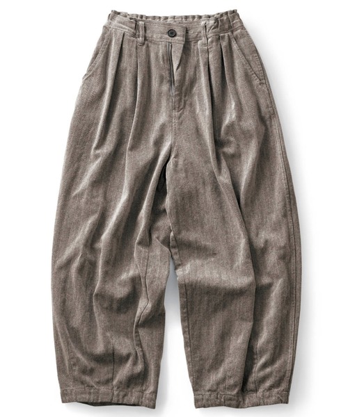 Sunny clouds（サニークラウズ）の「サニークラウズ　ヘリンボーンのブカブカパン〈レディース〉（その他パンツ・レディース・ブラック/グレー・MEDIUM/LARGE/X-LARGE/XX-LARGE/NM）」の21枚目の写真