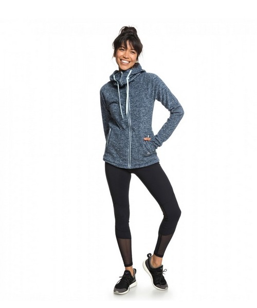 ROXY(ロキシー)の「ELECTRIC FEELING FLE / ロキシーハイネックジップアップパーカー(パーカー・レディース・レッド/ブラック系その他/チャコールグレー・X-SMALL/MEDIUM/SMALL)」の9枚目の写真
