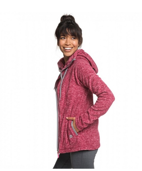 ROXY(ロキシー)の「ELECTRIC FEELING FLE / ロキシーハイネックジップアップパーカー(パーカー・レディース・レッド/ブラック系その他/チャコールグレー・X-SMALL/MEDIUM/SMALL)」の13枚目の写真
