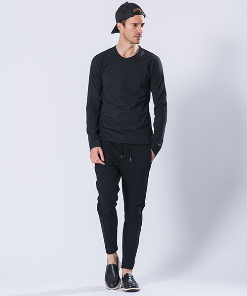 wjk(ダヴルジェイケイ)の「mlt2508-standard jersey crew neck L-S カットソー(Tシャツ/カットソー・メンズ・ブラック/ホワイト/グレー系その他・M/L/S/XL)」の8枚目の写真