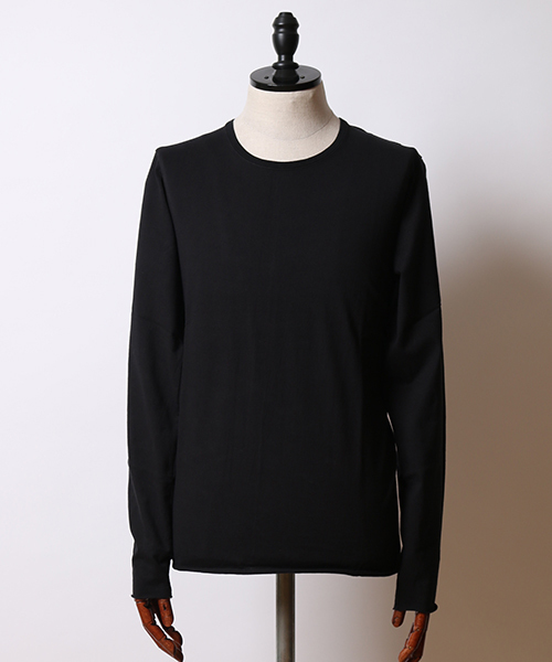 wjk(ダヴルジェイケイ)の「mlt2508-standard jersey crew neck L-S カットソー(Tシャツ/カットソー・メンズ・ブラック/ホワイト/グレー系その他・M/L/S/XL)」の6枚目の写真
