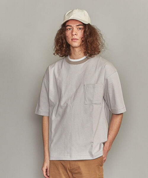 フィーニー　パイルボーダーTシャツ　ユナイテッドアローズ HI―LINE ハイゲージ インターロック ボーダー クルーネック Tシャツ