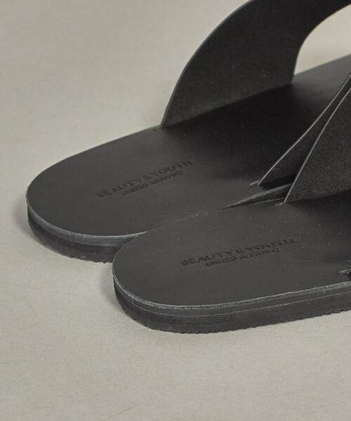 BEAUTY&YOUTH UNITED ARROWS（ビューティーアンドユースユナイテッドアローズ）の「BY クロス サンダル（サンダル・メンズ・ブラック/ダークブラウン・7/8/9/10）」の10枚目の写真